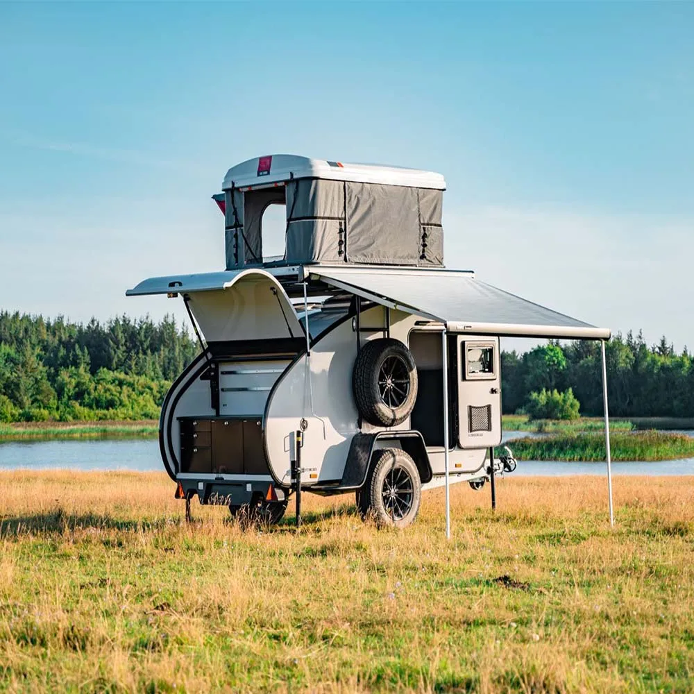 Off Road Camper Trailer Tent - مقطورة تخييم صغيرة مريحة للطرق الوعرة