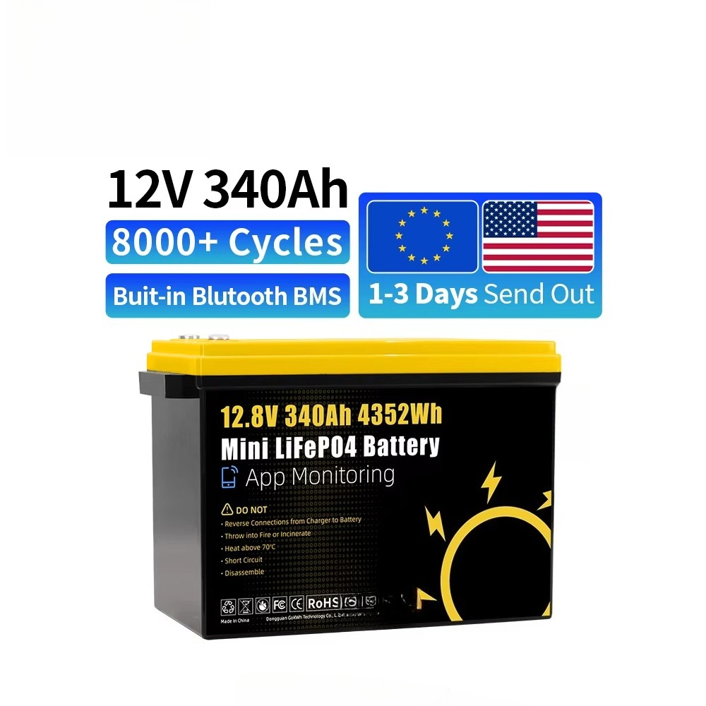 Rv Lithium Battery 200Ah - GoKWh البحرية 12 فولت Lifepo4 بطارية