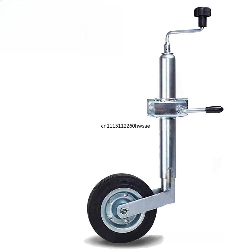 Camper Trailer Jockey Wheel - عجلة دعم مفصلية دوارة 8 بوصة