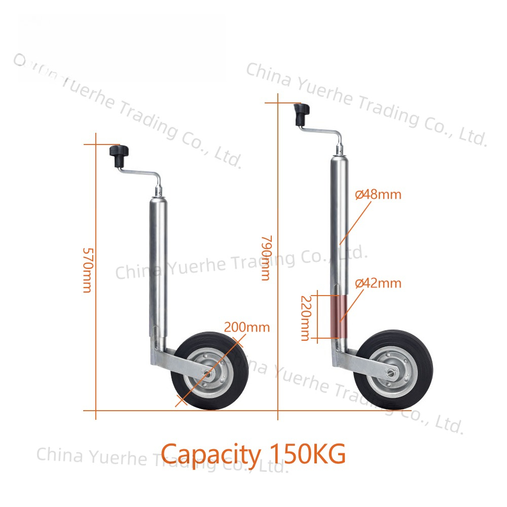 Camper Trailer Jockey Wheel - أوروبا نوع أعلى مقطورة الرياح جاك