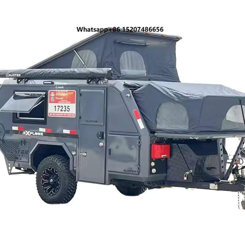 Camper Trailer Roof Rack - حامل سقف السيارة لعربة التخييم الوعرة