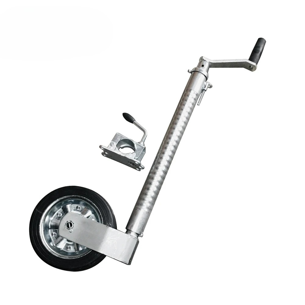 Camper Trailer Jockey Wheel - عجلة تثبيت مقطورة شديدة التحمل مقاس