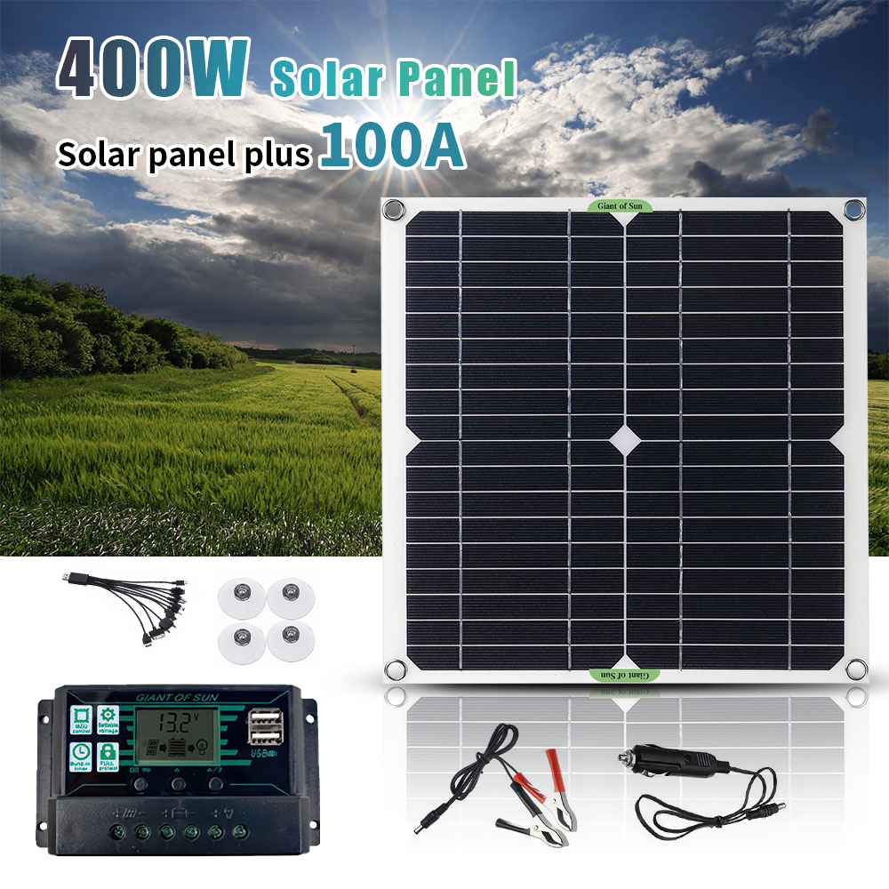 Rv Solar Panel Kit 400W - طقم ألواح شمسية محمولة بقدرة 400