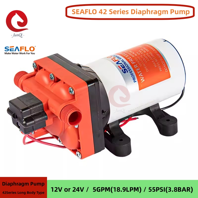 Rv Water Pump 12V 55Psi - سيفلو 42 سلسلة مضخة مياه غشائية
