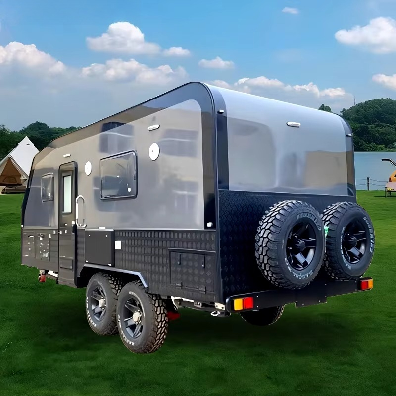 Off Road Camper Trailer Tent - مجهزة بالكامل مخصصة الألومنيوم على الطرق