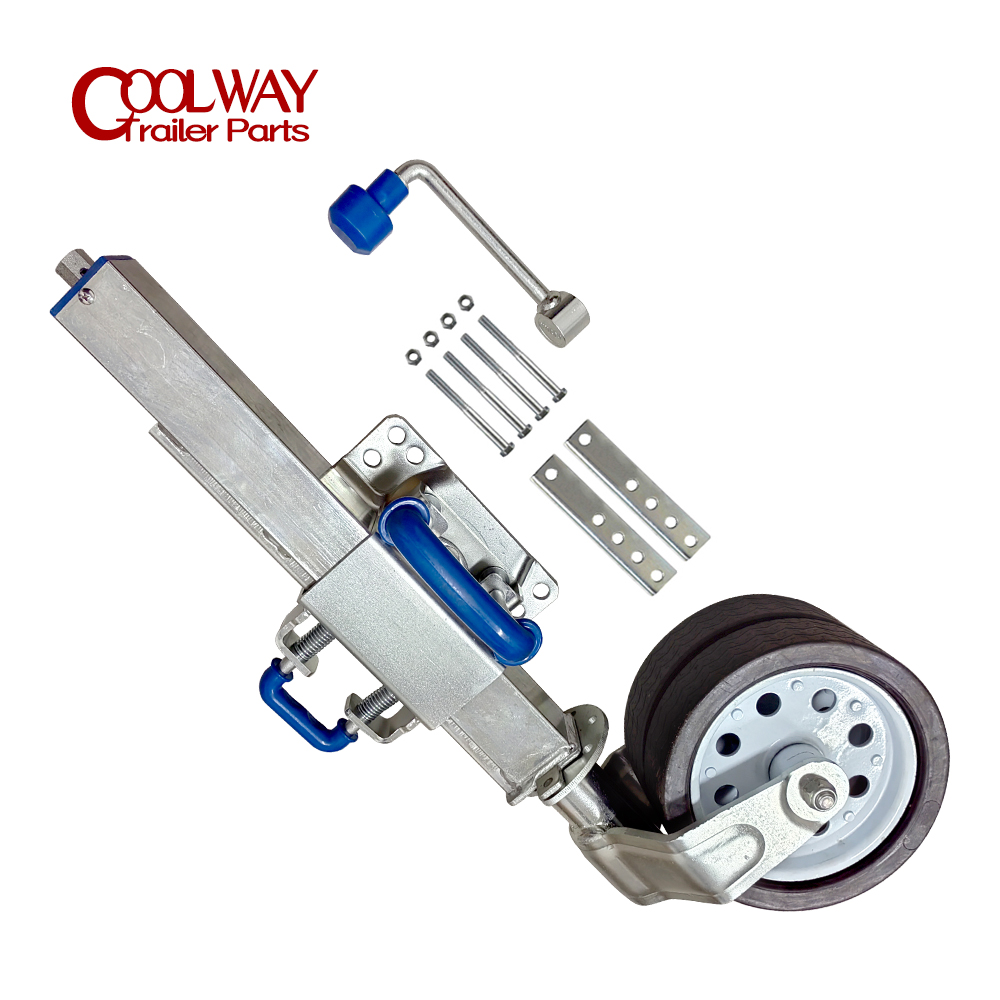 Camper Trailer Jockey Wheel - عجلة شدادة مزدوجة سوينغ أب مقطورة