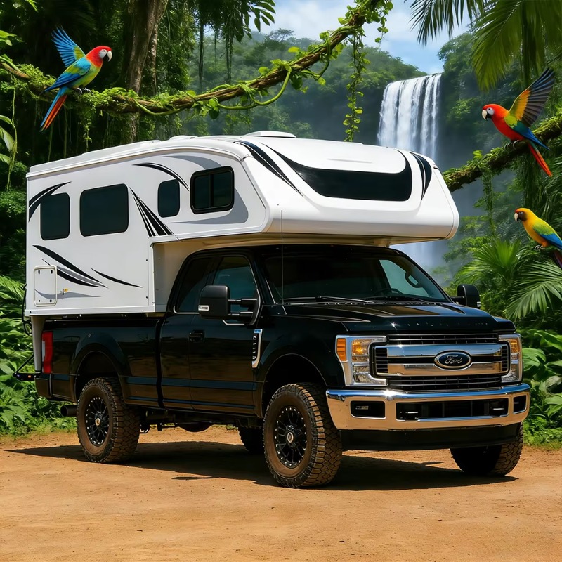 Camper Trailer Suspension Independent - مقطورة سفر خفيفة الوزن قابلة للطي