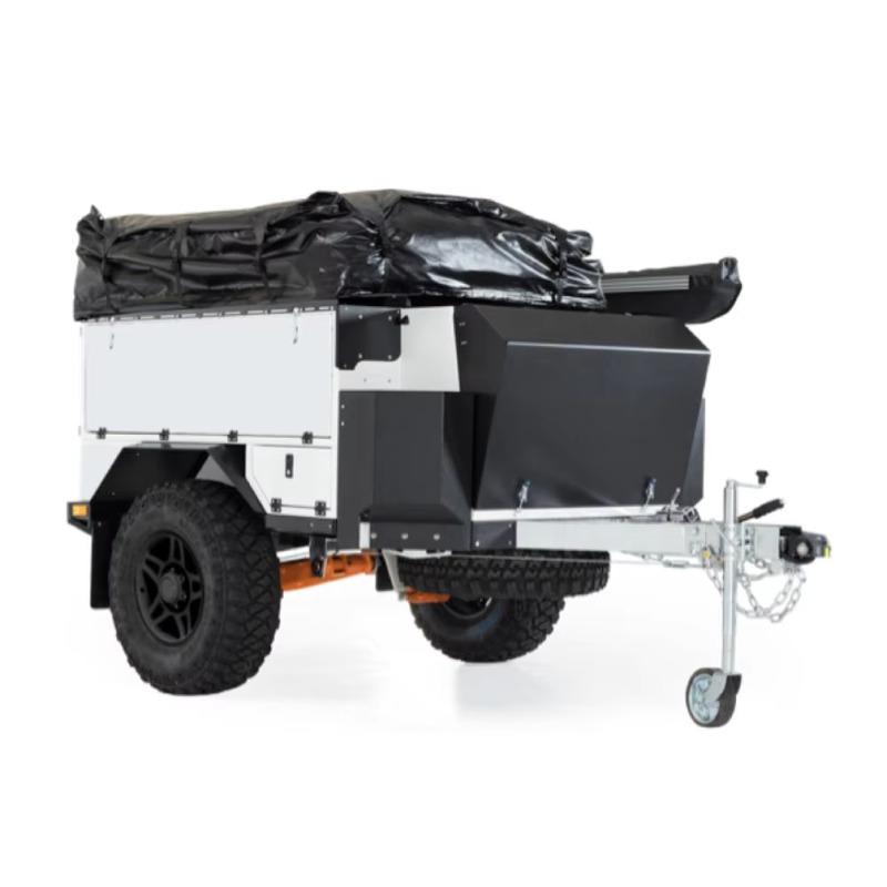 Camper Trailer Kitchen Slide - مقطورة تخييم فاخرة متعددة الاستخدامات للطرق