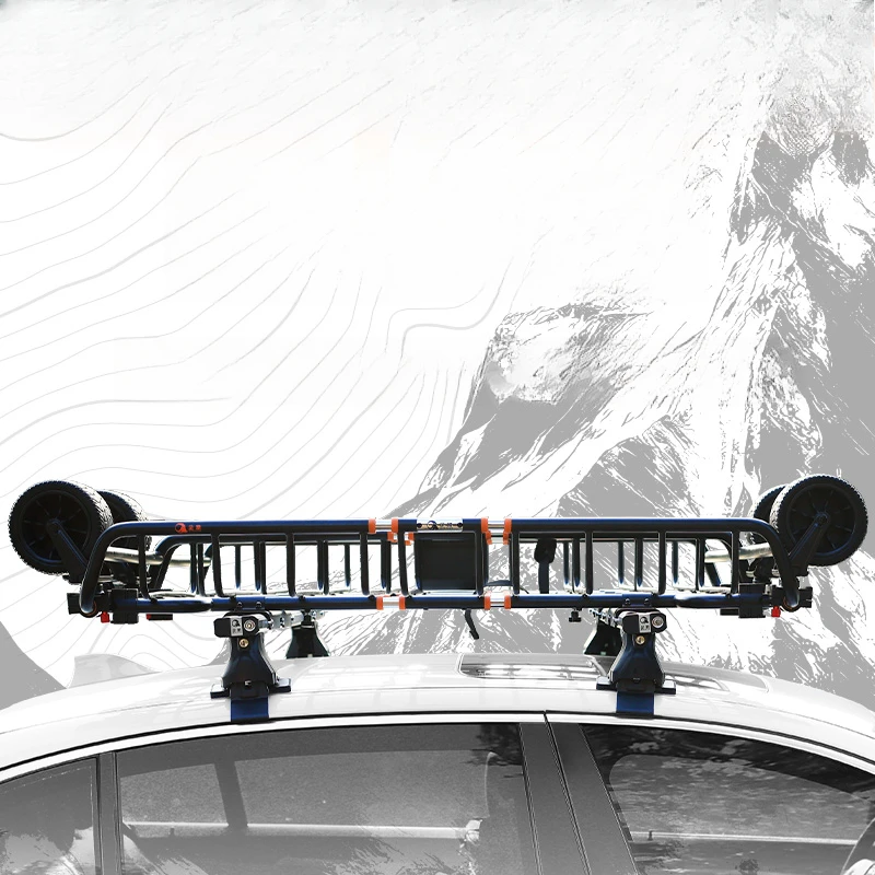 Camper Trailer Roof Rack - مقطورة متعددة الوظائف بأربع عجلات لسحبها