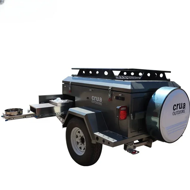 مقطورة سفر على شكل قطرة ماء لل - مراجعة Camper Trailer Suspension Independent وسعره