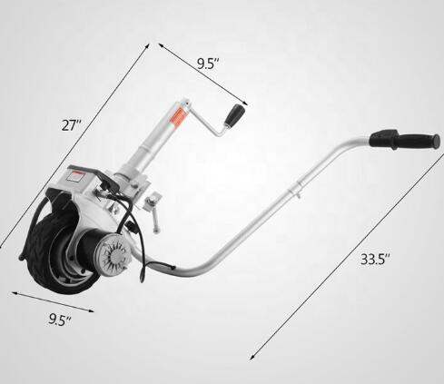 عجلة دفع، 12 فولت 350 واط، للك - مراجعة Camper Trailer Jockey Wheel وسعره