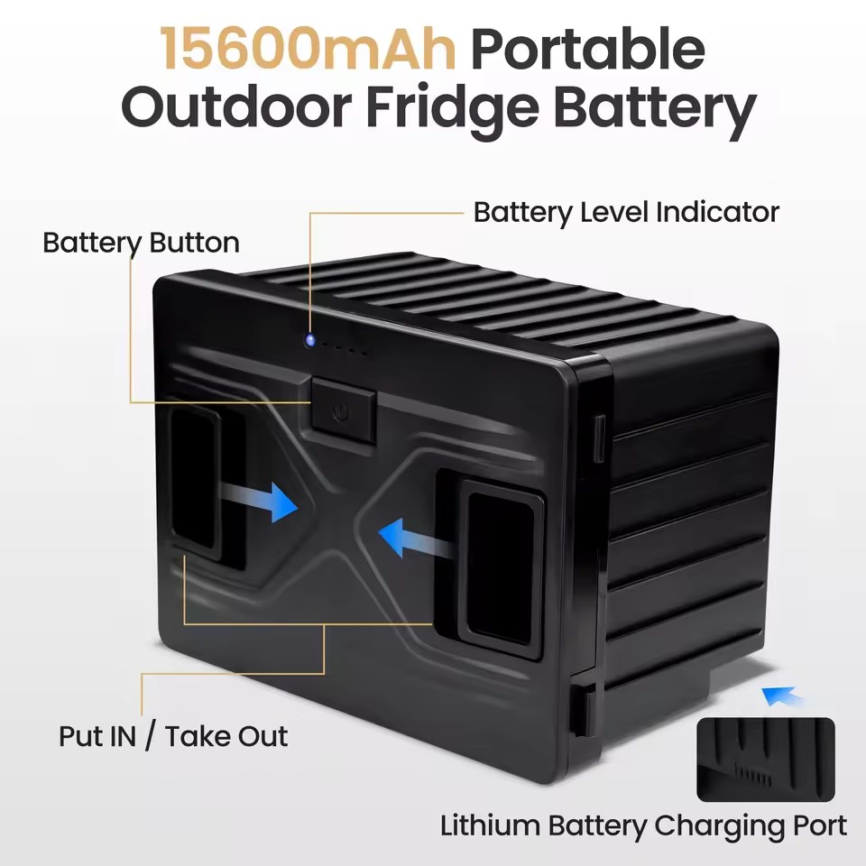 ثلاجة السيارة من ألبكول مزودة  - مراجعة 12V Fridge Freezer Rv وسعره
