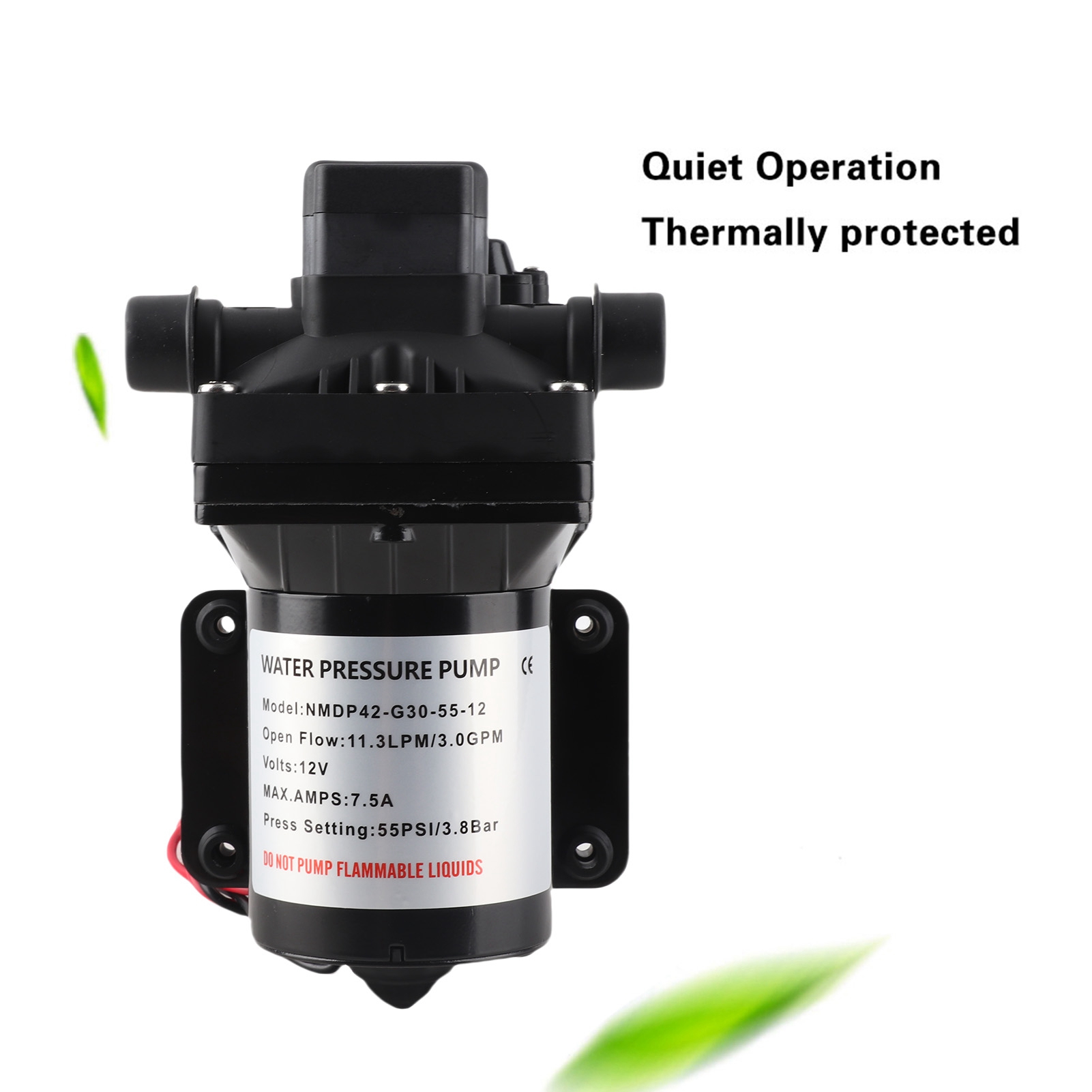 مضخة مياه للمركبات الترفيهية 5 - مراجعة Rv Water Pump 12V 55Psi وسعره
