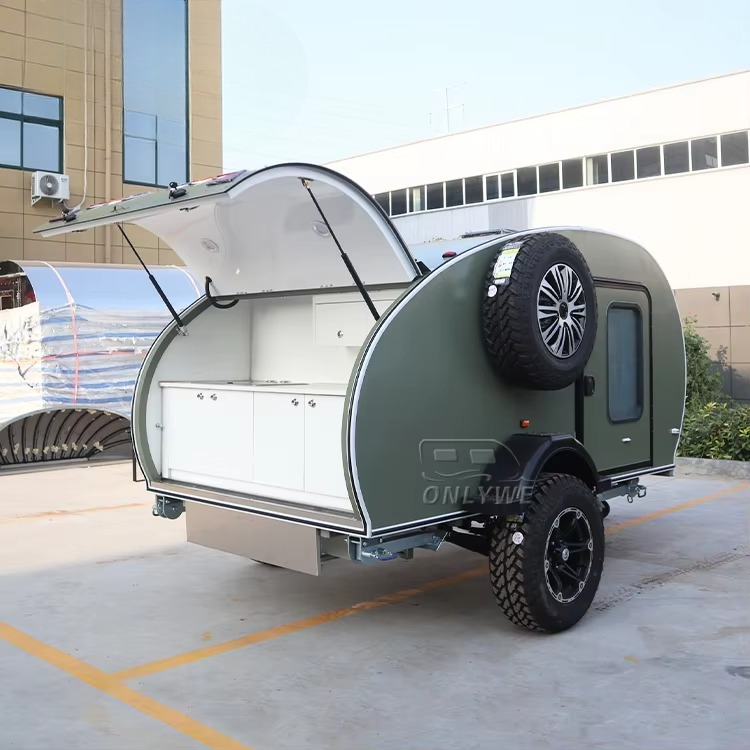 مقطورة تخييم ONLYWE مدمجة بتعل - مراجعة Camper Trailer Suspension Independent وسعره