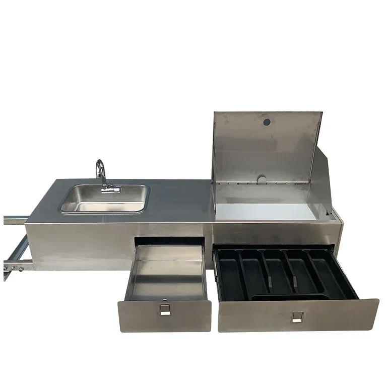 مبيعات ساخنة: مقطورة تخييم صغي - مراجعة Camper Trailer Kitchen Slide وسعره