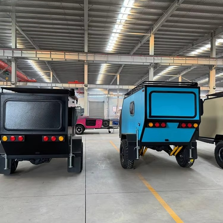 مقطورة تخييم صغيرة مدمجة للطرق - مراجعة Camper Trailer Roof Rack وسعره
