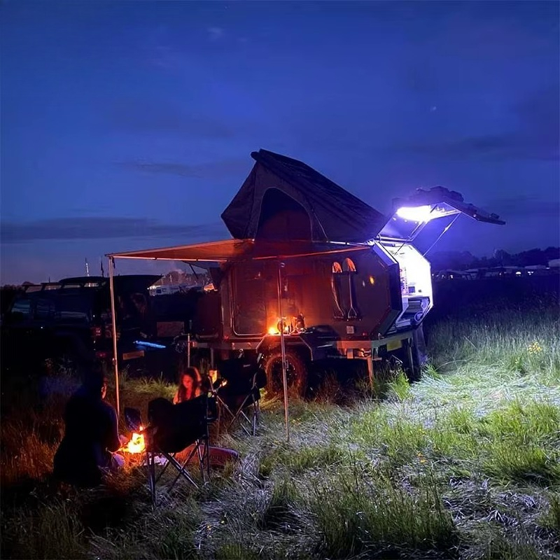 مقطورة تخييم خفيفة الوزن قابلة - مراجعة Off Road Camper Trailer Tent وسعره
