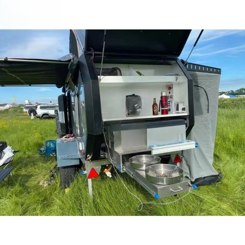 مقطورة تخييم خفيفة الوزن قابلة - مراجعة Off Road Camper Trailer Tent وسعره