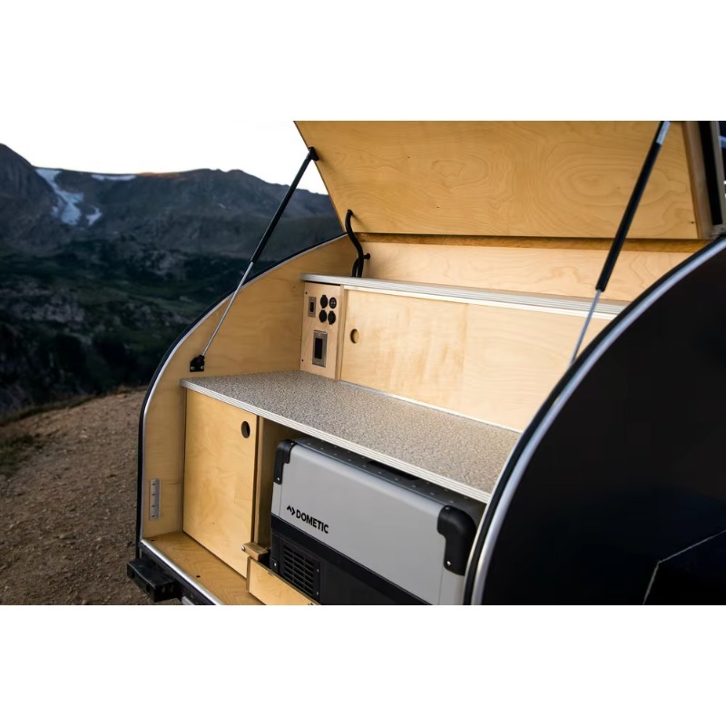 مقطورة سفر على شكل قطرة ماء، م - مراجعة Camper Trailer Roof Rack وسعره