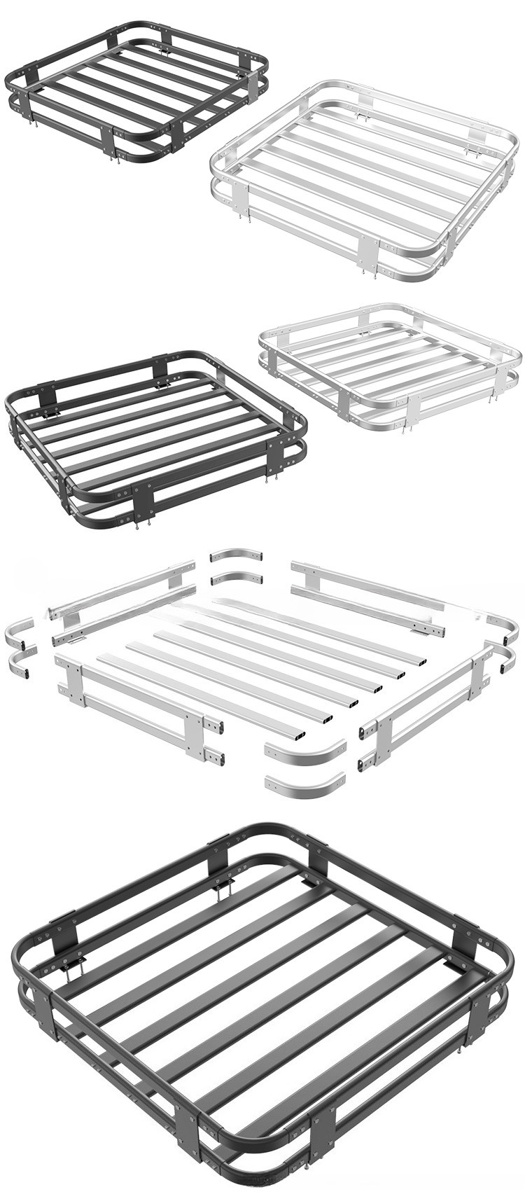 حامل سقف من الألومنيوم عالي ال - مراجعة Camper Trailer Roof Rack وسعره