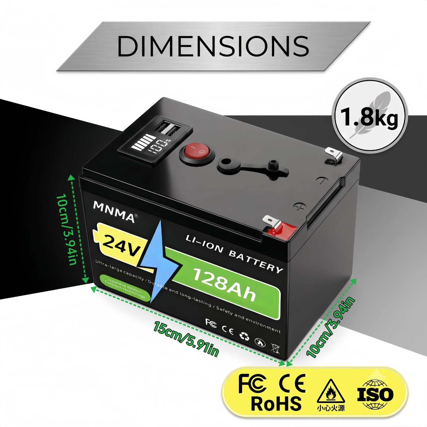 بطارية LIFEPO4 24 فولت 21700 2 - مراجعة Rv Lithium Battery 200Ah وسعره
