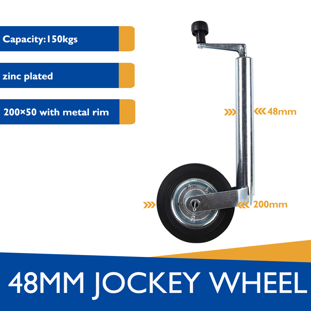 عجلة دعم، رافعة مشبكية مقاومة  - مراجعة Camper Trailer Jockey Wheel وسعره