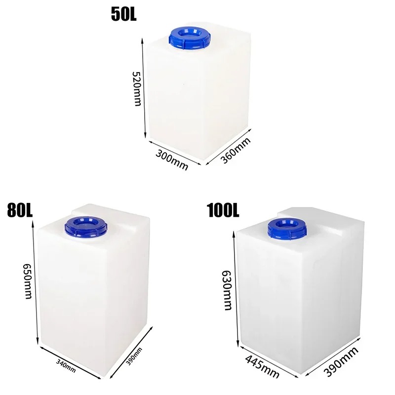 خزان مياه مربعة الشكل من البلا - مراجعة Camper Trailer Water Tank 100L وسعره