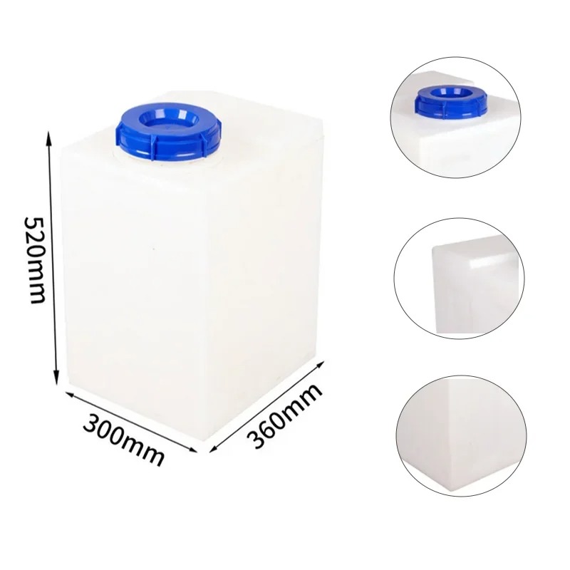 خزان مياه مربعة الشكل من البلا - مراجعة Camper Trailer Water Tank 100L وسعره