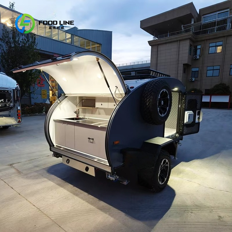 مقطورة تخييم مخصصة مقاومة للما - مراجعة Camper Trailer Roof Rack وسعره