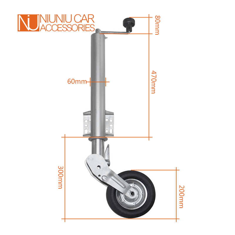 عجلة شديدة التحمل قابلة للطي،  - مراجعة Camper Trailer Jockey Wheel وسعره
