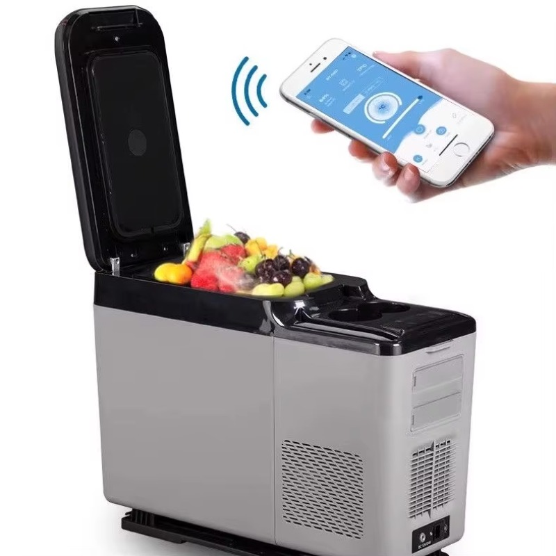 ثلاجة سيارة محمولة CF8 8L بضاغ - مراجعة 12V Fridge Freezer Rv وسعره