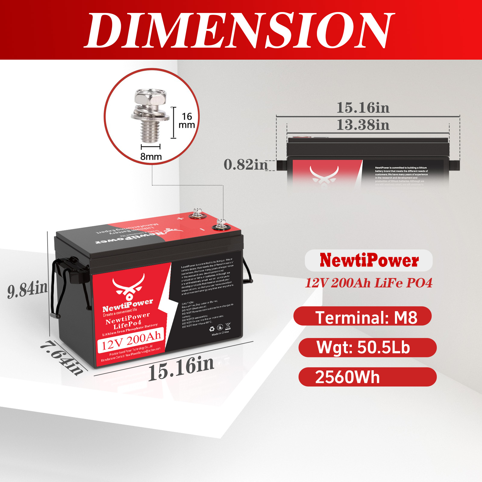 نيوتي باور بطارية ليثيوم فوسفا - مراجعة Rv Lithium Battery 200Ah وسعره