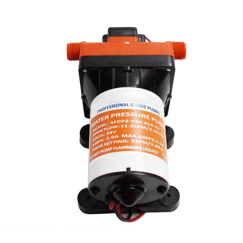 مضخة مياه ذات غشاء من سلسلة 42 - مراجعة Rv Water Pump 12V 55Psi وسعره