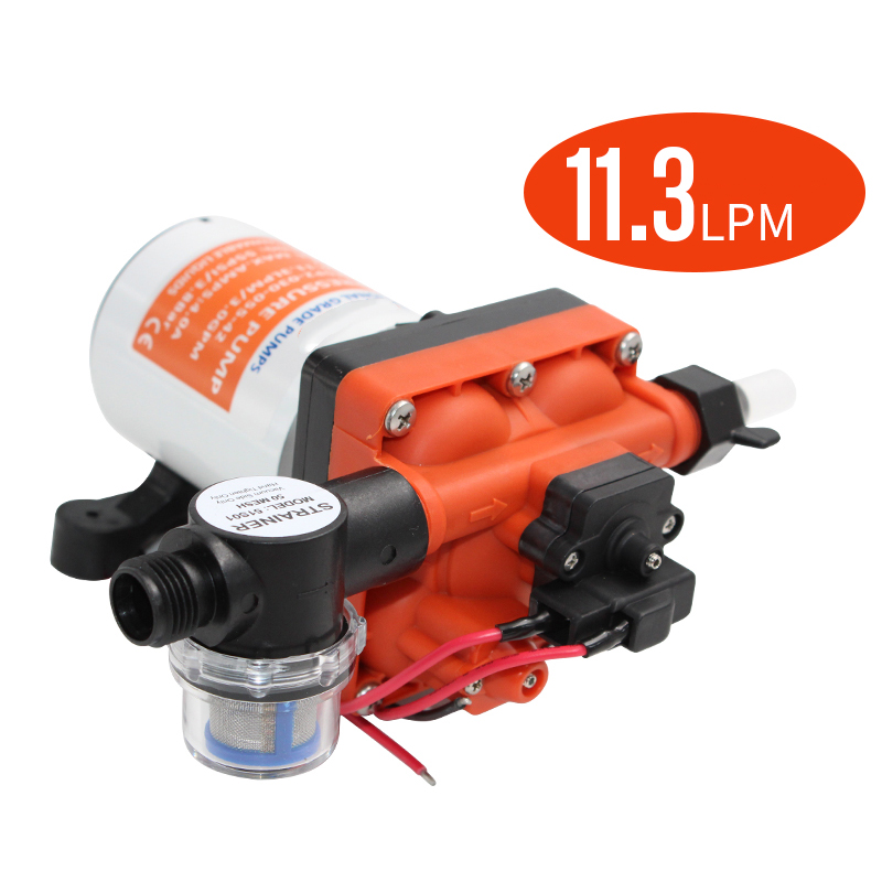 مضخة مياه ذات غشاء من سلسلة 42 - مراجعة Rv Water Pump 12V 55Psi وسعره