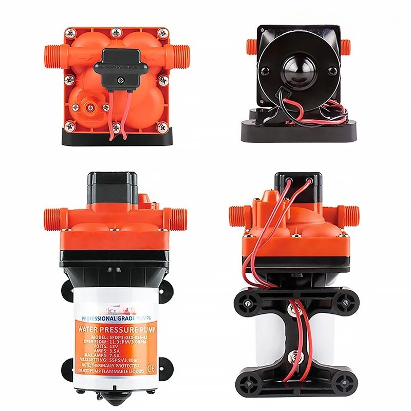 مضخة مياه ذات غشاء من سلسلة Se - مراجعة Rv Water Pump 12V 55Psi وسعره