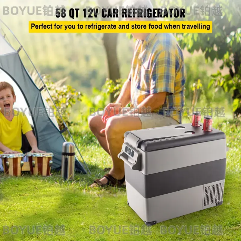 ثلاجة سيارة محمولة بضاغط، ثلاج - مراجعة 12V Fridge Freezer Rv وسعره