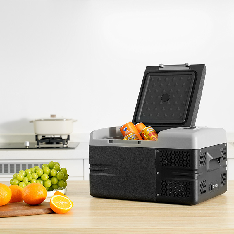 ثلاجة سيارة محمولة بضاغط 9 لتر - مراجعة 12V Fridge Freezer Rv وسعره
