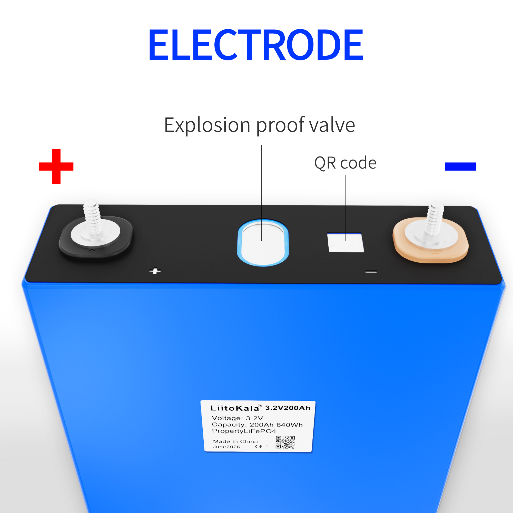 1 قطعة LiitoKala 3.2 فولت 200A - مراجعة Rv Lithium Battery 200Ah وسعره