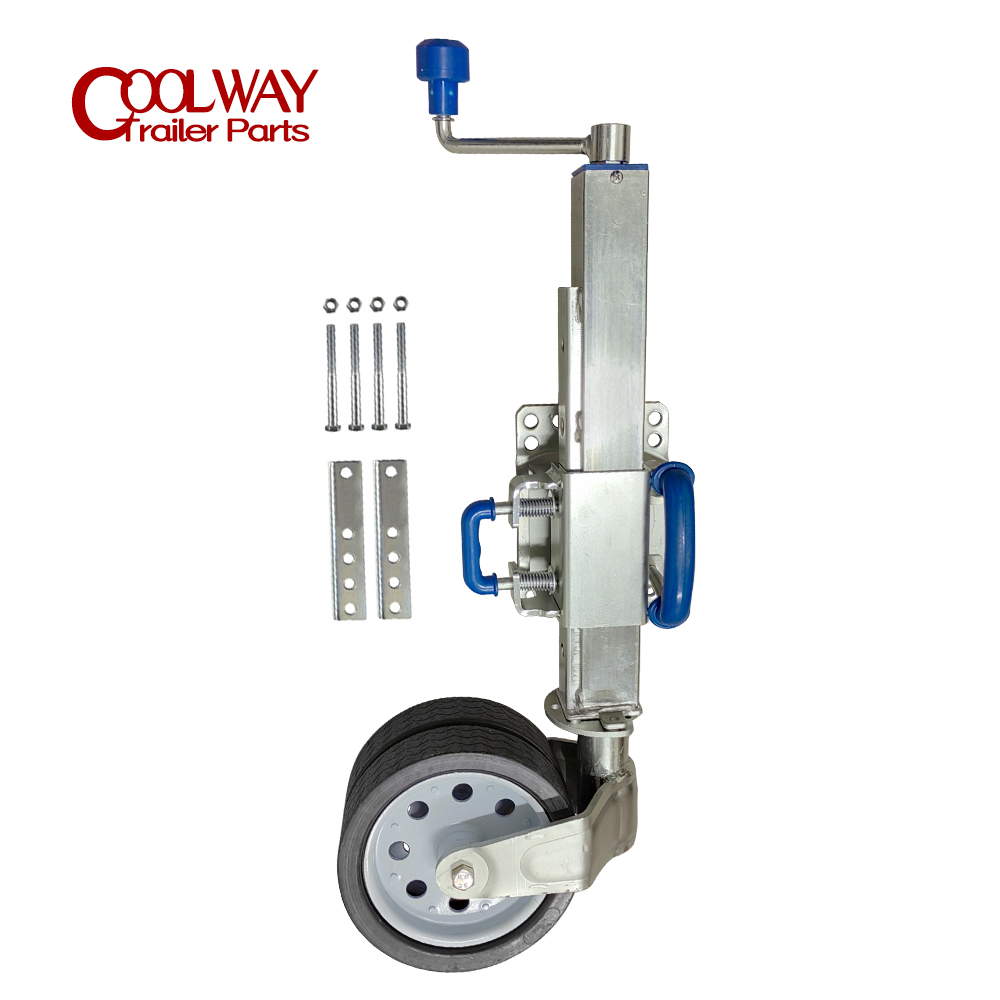 عجلة شدادة مزدوجة سوينغ أب مقط - مراجعة Camper Trailer Jockey Wheel وسعره