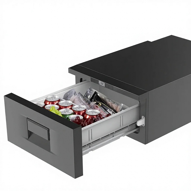 ثلاجة صغيرة محمولة للاستخدام ا - مراجعة 12V Fridge Freezer Rv وسعره