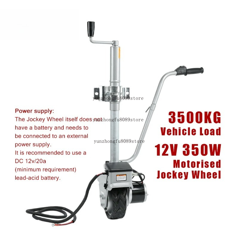 رافعة مقطورة آلية بقوة 350 واط - مراجعة Camper Trailer Jockey Wheel وسعره