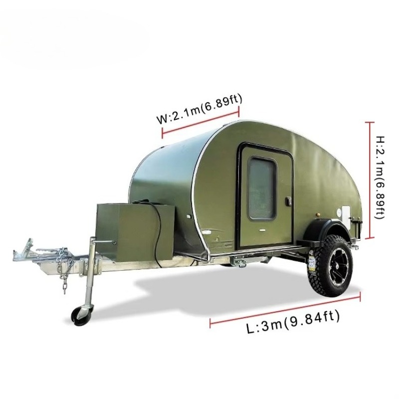 مقطورات سفر صغيرة، عربات تخييم - مراجعة Camper Trailer Suspension Independent وسعره