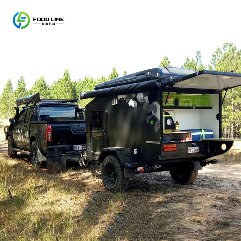 مقطورة تخييم صغيرة مخصصة للطرق - مراجعة Camper Trailer Suspension Independent وسعره