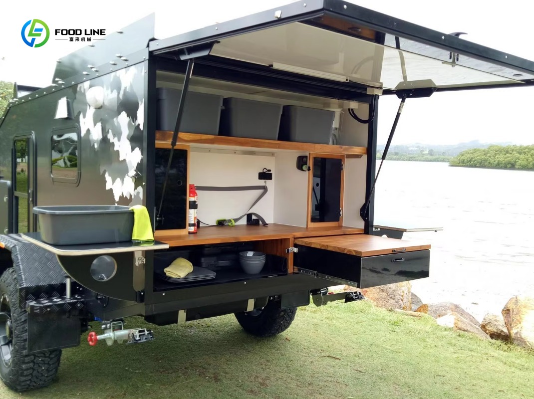 مقطورة تخييم صغيرة مخصصة للطرق - مراجعة Camper Trailer Suspension Independent وسعره