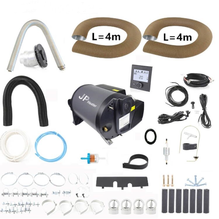 سخان هواء وماء ديزل JP 4kw 12v - مراجعة Rv Diesel Heater 12V وسعره