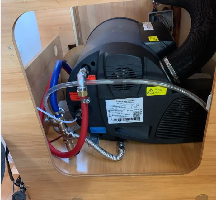 سخان هواء وماء ديزل JP 4kw 12v - مراجعة Rv Diesel Heater 12V وسعره