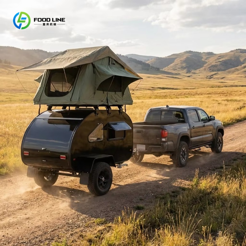 مقطورة تخييم خفيفة الوزن بتصمي - مراجعة Off Road Camper Trailer Tent وسعره