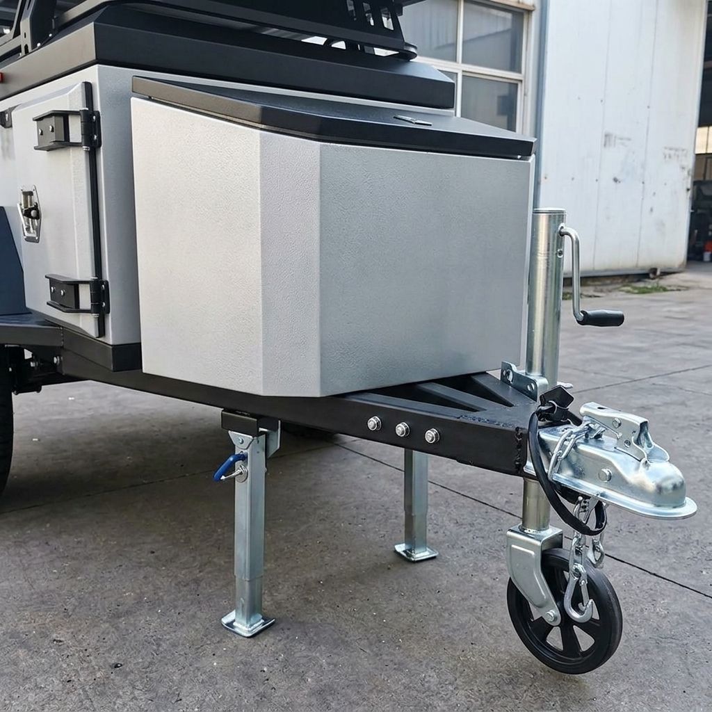 مقطورة تخييم قابلة للطي للطرق  - مراجعة Camper Trailer Suspension Independent وسعره