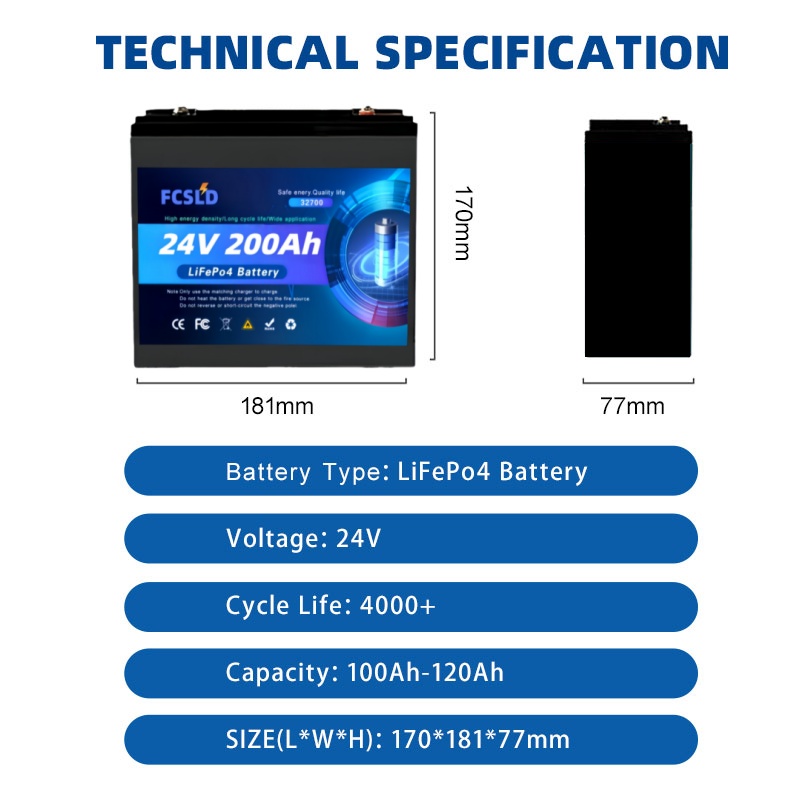 بطارية LiFePO4 جديدة 24 فولت 1 - مراجعة Rv Lithium Battery 200Ah وسعره