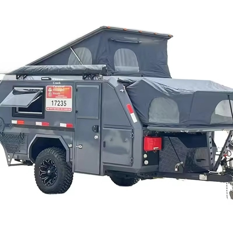 حامل سقف السيارة المحمول، مقطو - مراجعة Camper Trailer Roof Rack وسعره